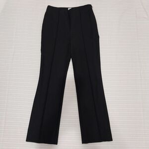 Simkhai High Waist Slacks Women Size 6 Black Front Seam Trouser Formal Pants